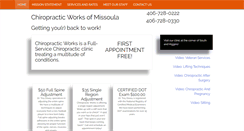 Desktop Screenshot of missoulaspine.com