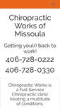 Mobile Screenshot of missoulaspine.com